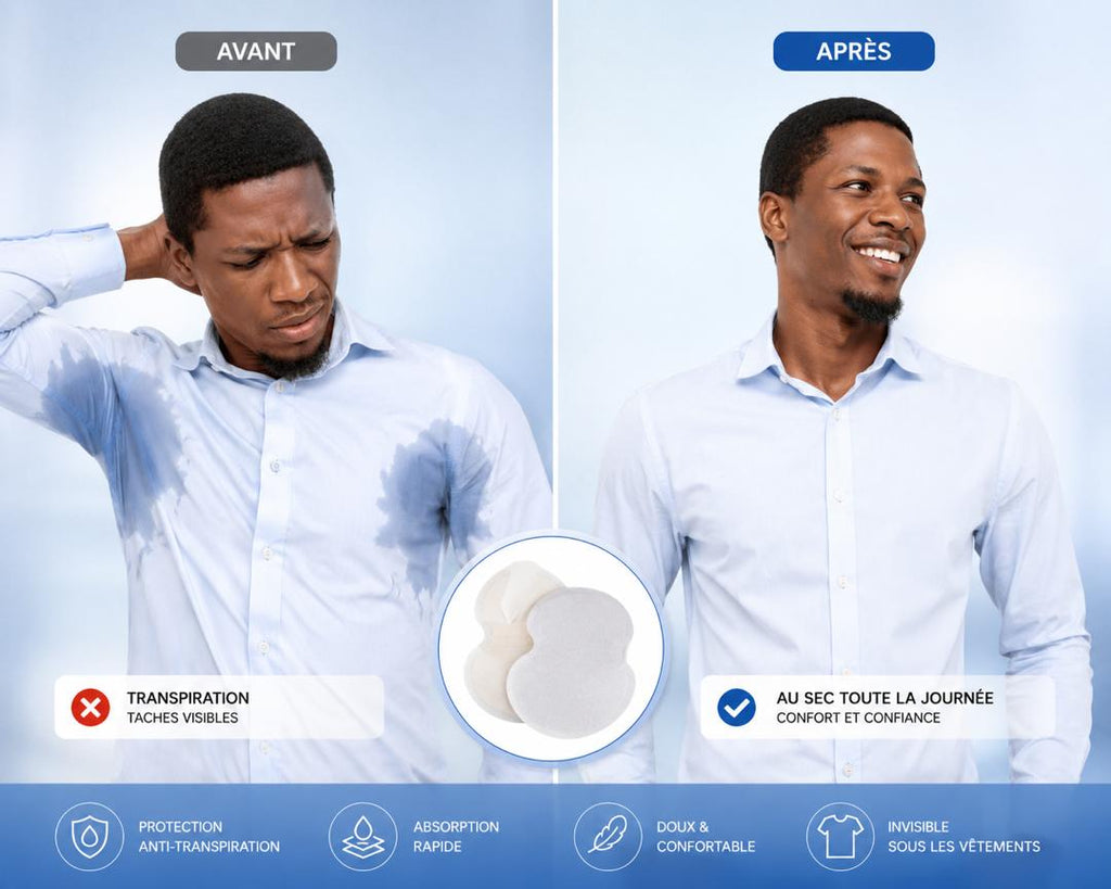 Lot de 40 Coussinets™ anti-transpirants pour Aisselles